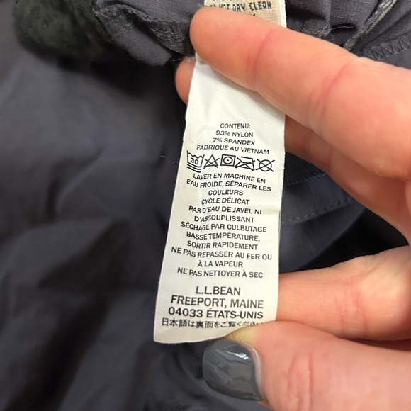 L.L. Bean Women's Vista Trekking Pants, Mid-Rise Straight-Leg Gray Size 8 Reg - Picture 10 of 14